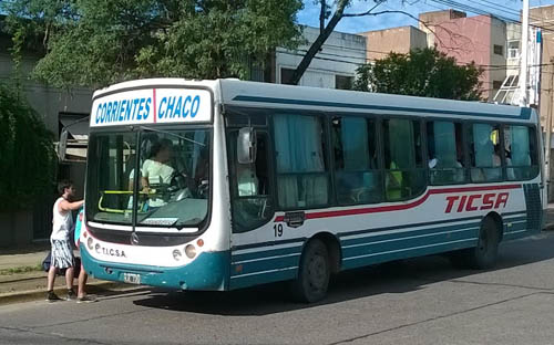 Cambi el recorrido del colectivo Chaco Corrientes EsChaco